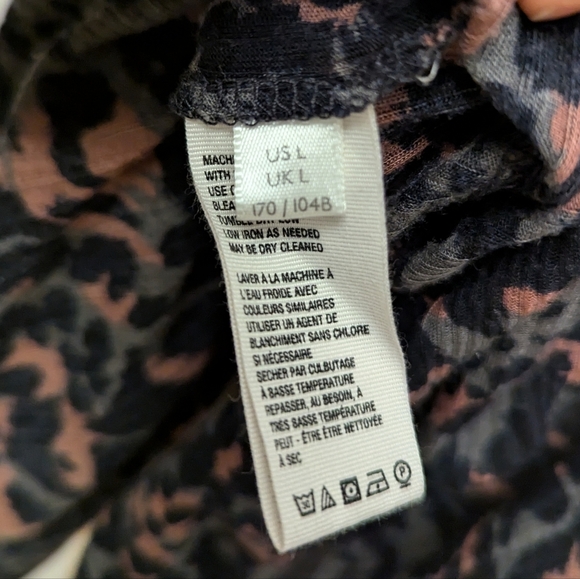 Free People Dark Romance Tunic Leopard Print - Picture 11 of 12